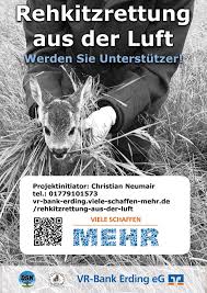 33 x 1.000 € verlost! Ed Live Rehkitzrettung Aus Der Luft Pastetten