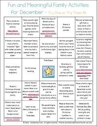 Fun And Meaningful Family Activities For December Printable Advent Activities Advent Calendar Activities Diy Advent Calendar Activities