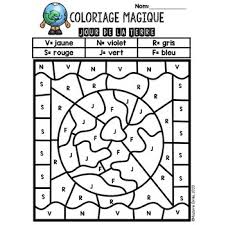 Voir plus d'idées sur le thème jour de la terre, planètes maternelle, développement durable enfants. Gratuite Coloriage Magique Du Jour De La Terre