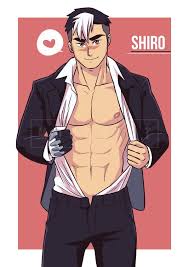 Or Shiro For Short Man I Don T Watch Voltron But This Guy Is Totally Hot And A Commissioner Happen To Reques Takashi Shirogane Shiro Voltron Cute Anime Guys