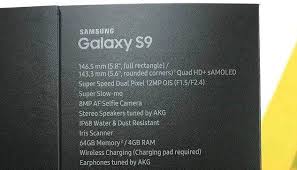 S9 moisture detected notification is killing me. Galaxy S9 Packaging Leak Hints At Single Rear Camera Sensor With Variable Aperture Appleinsider