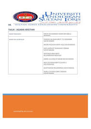 Ada ribuan kesaksian tentang kristen yang menjadi muslim, dan islam menjadi kristen. Agama Kristian Final Submition Flip Ebook Pages 1 28 Anyflip Anyflip