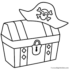 Ryan treasure chest coloring page. Pirate Treasure Chest Coloring Pages
