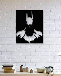Batman Movies Metal Wall Art Batman Begins Metal Poster Metallic Paint Living Room Wall Decor Bedr Peinture Metallisee Decor De Mur En Metal Arbre Metallique