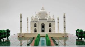 Microscale Model Of Taj Mahal Agra India Lego Architecture Taj Mahal Agra India