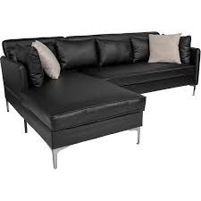 Shop for modern black leather sofa online at target. L Shape Couch W Left Facing Chaise Beige Modern Real Leather Sectional Sofa Sofas Loveseats Chaises Home Garden