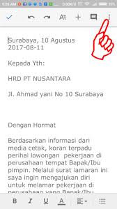 Usahakan file berukuran sekecil mungkin. Cara Membuat Lamaran Kerja Via Email Di Hp Android Dalam Bentuk Pdf
