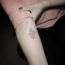 Tiny Hamsa Hand Tattoo By Otavioss Hamsa Hand Tattoo Small Hand Tattoos Hamsa Tattoo Design
