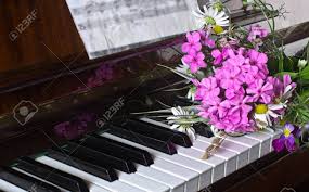 Check spelling or type a new query. Bouquet Of Summer Flowers The Garden And Field Lies On A Piano Stock Photo Picture And Royalty Free Image Image 43555682