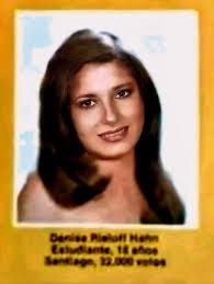 Recuerdos, Denise Rieloff Hahn, su participación en Miss Mundo Chile 1982. 