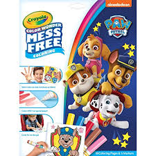 Coloring markers pens set for adult coloring book, soucolor 72 colors dual tip art markers (fineliner&brush, numbered penholder) with case for adults kids artist drawing journaling sketching lettering. Buy Crayola Paw Patrol Color Wonder Mess Free Coloring Pages Markers Styles May Vary Gift Online In Indonesia B07n72dvhw