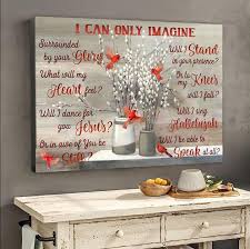 True,full_title:i can only imagine by david guetta (ft. Cardinals Flying Around Tiny White Flowers Mercyme I Can Only Imagine Lyrics Surrounded By Your Glory Canvas Poster Teenavi