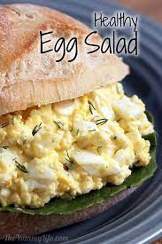 Healthy Egg Salad With Yogurt Recipe Healthy Egg Salad Eat Greek Recipes