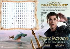 Percy Jackson Sea Of Monsters Printable Word Search Percy Jackson Party Percy Jackson Percy Jackson Comics