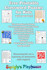 A new twist on a classic favorite, these math crossword puzzles are both fun and challenging. Printable Crossword Puzzles For Kids At Squigly S Playhouse