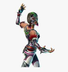 She's wearing a tight wrestler costume. Dynamo Featured Png Dynamo Skin Fortnite Png Transparent Png Transparent Png Image Pngitem