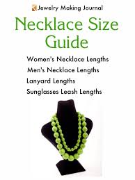 Necklace Size Chart Jewelry Making Journal