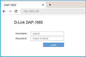 D-Link DAP-1665 Router Login and Password
