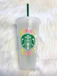 Personalized Starbucks Cup Star Ring Etsy Starbucks Cups Personalized Starbucks Cup Starbucks
