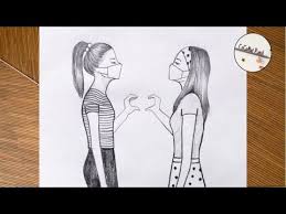 Download doubtnut app , it is so nice app to. 26 How To Draw Best Friends Bff Drawing Step By Step Very Easy Friendship In Lockdown Youtub Easy Drawings Sketches Bff Drawings Best Friend Drawings