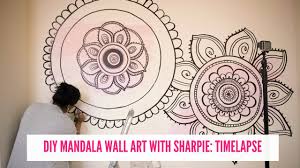 The theme of this doodle revolves around the culture and work. Diy Mandala Wall Art With A Sharpie And No Stencils