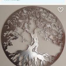 Arbre De Vie Art En Metal Decoration Murale Arbre Metallique Art De Mur D Arbre Et Decoration