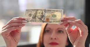 Woman Checkups Hundred Dollar Bill Detect Stock Footage Video (100%  Royalty-free) 3463500415