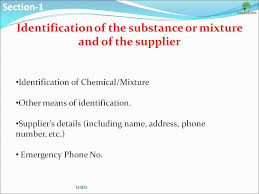 Material safety data sheet of ppt contains identification of substance and details of the supplier of the safety data sheet. Ppt Material Safety Data Sheet Msds And It S 16 Section Training Document