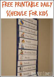 They give children a clear idea of what the sequence and expectations of the day are. Free Printable Daily Visual Schedule Daily Schedule Preschool Daily Schedule Kids Kids Schedule