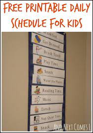 Print the cards out here. Free Printable Daily Visual Schedule Daily Schedule Preschool Kids Schedule Daily Schedule Kids