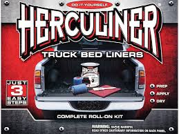 We also carry a selection of additives and brushes to give you a glossy or matte look. Tips For Installing A Herculiner Bed Liner Yourself