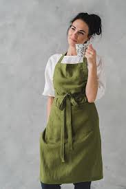 Natural Linen For Every Room Of Your House Bib Linen Apron Womens Aprons Clothes Linen Apron