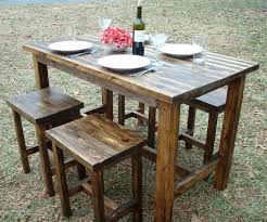 Adorable Rustic Bistro Table And Chairs Inspiring Pub Sets Design Themsfly Height Bar Table And Stools Rustic Pub Table Outdoor Bar Table