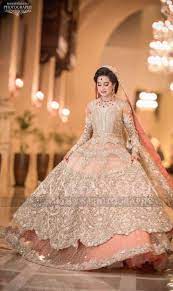 Walima Bridal Dress In Beutifull Peachy Pink Color Model B 1789 In 2021 Bridal Dresses Pakistan Pakistani Bridal Dresses Bridal Dress Fashion