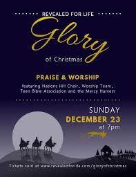 Glorious Christmas Service Event Invitation Christian Posters Poster Background Design Christmas Service