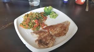 Parmesan adds a nice flavor. Wife Supporting My Keto Diet Haddock Spiraled Zucchini And Carrots And Broccoli Keto Food