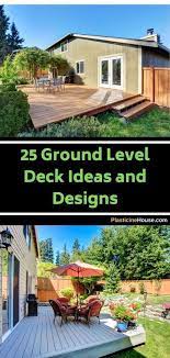 25 Ground Level Deck Ideas And Designs Deck Designs Backyard Ground Level Deck Decks Backyard