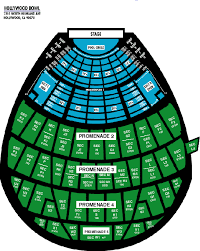 hollywood bowl seating chart in 2019 hollywood bowl