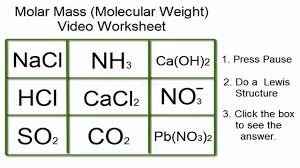 Vsepr Worksheet With Answers Molar Mass Worksheet Video Practice With Answers In 2020 Molar Mass Photosynthesis Worksheet Scientific Notation Practice