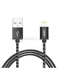 Aukey Cb D16 Apple Mfi Lightning Cable Usb Black