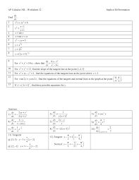 Calculus is hard for some people because, among other reasons given, these people do not have the required intellectual ability to grasp it's concepts. Https Www Sausd Us Cms Lib Ca01000471 Centricity Domain 2330 Worksheet 2032 20 20implicit 20differentiation Pdf
