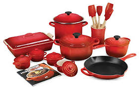 These sets are ready to tackle any recipe. Le Creuset Cherry Red 20 Piece Cookware Set Buy Online In Angola At Angola Desertcart Com Productid 6672901