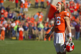 Trevor lawrence is in the back of everyone's mind as the 2020 nfl and college football seasons near their ends. Why Clemson Quarterback Trevor Lawrence S Long Golden Locks Have Their Own Twitter Account News Heraldmailmedia Com