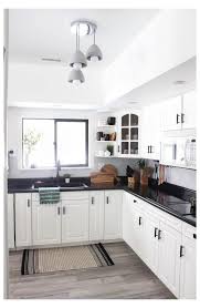 Our Weekend Renovation A New Modern Kitchen White Kitchen Cabinets Black Countertops In 2020 Black Kitchen Countertops Modern Black Kitchen Modern Kitchen Design