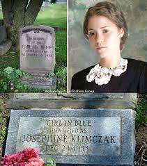 The Grave of 'The Girl In Blue' in Willoughby, Ohio