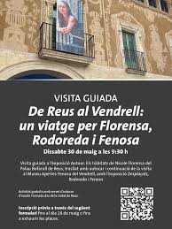 CulturaDipta 🗓 Apunta't a la visita guiada a una doble exposició entre # Reus i #elVendrell, el proper 30 de maig a les 9:30h. Comencarem al  #PalauBofarull amb la mostra «Autour. Els hàbitats