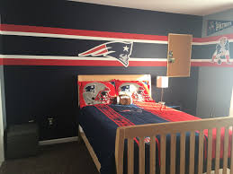 Nc Room Patriots 2 New England Bedroom Football Kids Room Patriotic Bedroom