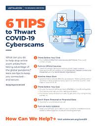 It was first identified in december 2019 in wuhan,. 6 Tips To Thwart Covid 19 Cyberscams Ustelecom