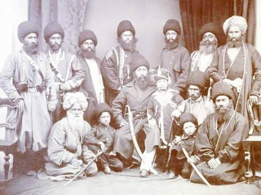 Amir Sher Ali Khan of Afghanistan, 1869. Photo by John Burke.
