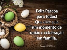 Um pouco atrasado mas tou cá, espero k tenhas tido uma boa pascoa. Feliz Pascoa Para Todos Mundo Das Mensagens